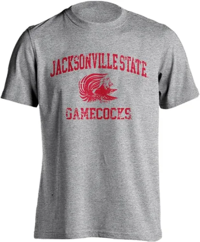 Vista 113 de Sport Your Gear NCAA Camiseta de manga corta retro con licencia oficial de aspecto desgastado para el día del juego, camiseta de espíritu deportivo