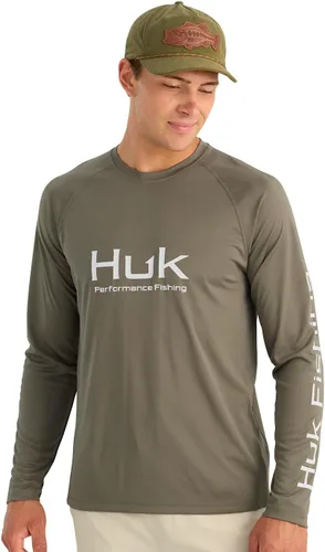 Vista 19 de HUK Camiseta de pesca de manga larga ventilada Pursuit para hombre (+30 UPF)