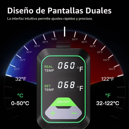 Vista 5 de VIVOSUN Alfombrilla térmica de plántulas de 10 x 20.75 pulgadas