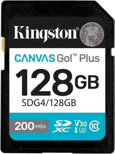 Vista 8 de Kingston Canvas Go Plus - Tarjeta SD de 64 GB Hasta 200 MB/s Clase 10