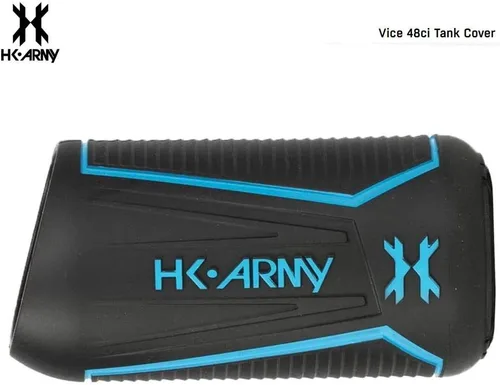 Vista 2 de HK Army 48/3000 Vice Paintball Tank Cover - Negro/Azul