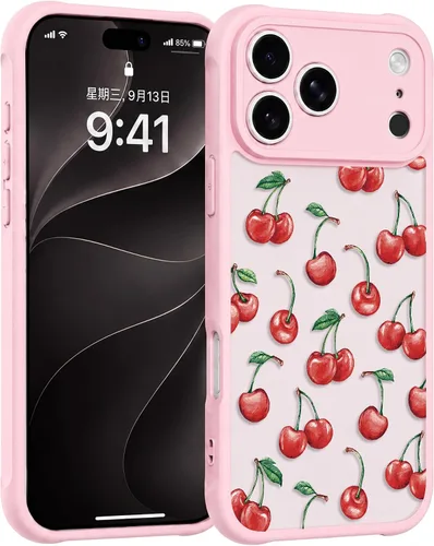 Vista 58 de Compatible para iPhone 13 Funda Linda Estética - Funda de Teléfono Rosa con Protector de Cámara - Diseño de Cubierta con Estampado de Hongos