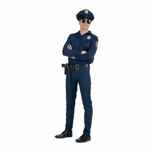 Vista 7 de Disfraz para Adultos My Other Me Azul Policía