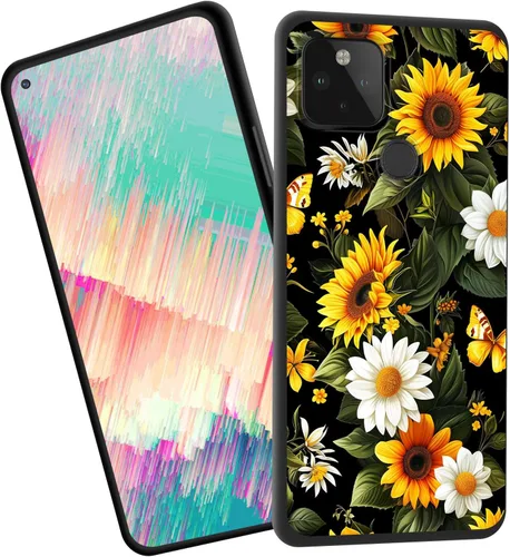 Vista 114 de Funda delgada para Google Pixel 4 XL, funda delgada de silicona de TPU suave a prueba de golpes para Google Pixel 4 XL, cruz negra