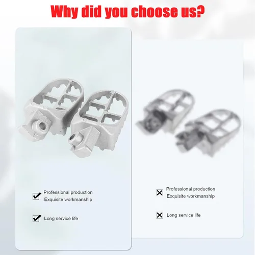 Vista 5 de Estriberas para reposapiés para XR50 XR50R XR70 XR70R XR80 XR80R XR100R CRF50 CRF50F CRF70 CRF70F CRF80 KLX110 2011-2016 Motocross 50cc 70cc 90cc