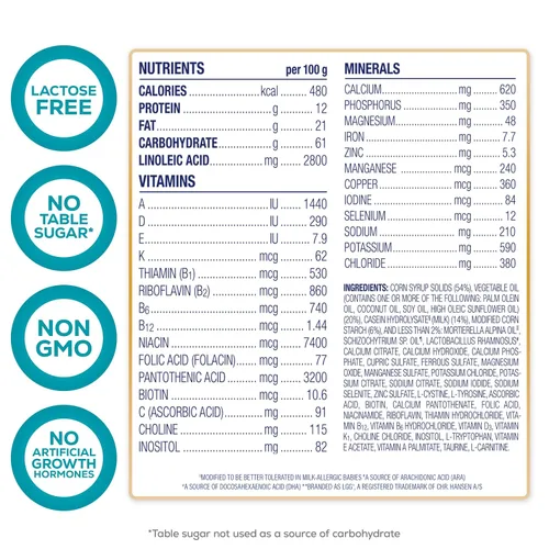 Vista 2 de Nutramigen Probiotic LGG - Nutrición hipoalergénica para niños pequeños