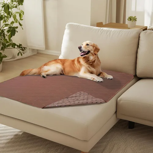 Vista 18 de Luciphia Funda de sofá 100% impermeable para perros, antideslizante, protector de sofá para mascotas, tapete para sofá, cachorro y gatos, con parte