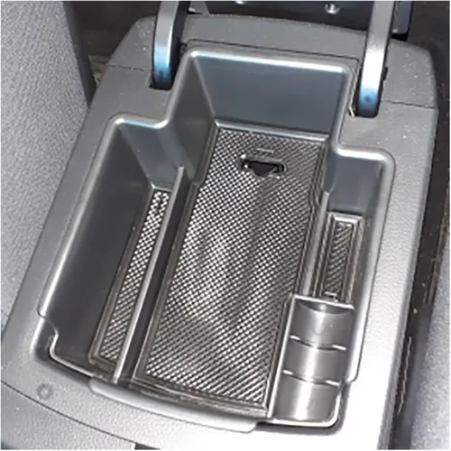 Vista 3 de 1PC Car Central Control Armrest Box Storage Box Organizer Tray Korando 2019 2020 Easy to Clean Interior Accessories Center Console Tray