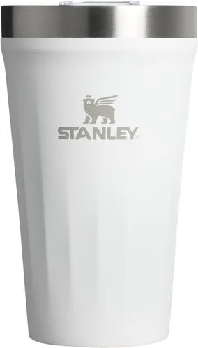Vista 23 de STANLEY Vaso para Uso Diario Tapa de Encaje a Presión para Beber Taza para Bebidas, Café y Cócteles Copa de Vino de Acero Inoxidable Aislada