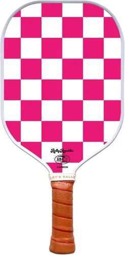 Vista 9 de Pala de pickleball con licencia oficial, raqueta aprobada por la Asociación de Pickleball de Estados Unidos, núcleo de panal ligero, exterior