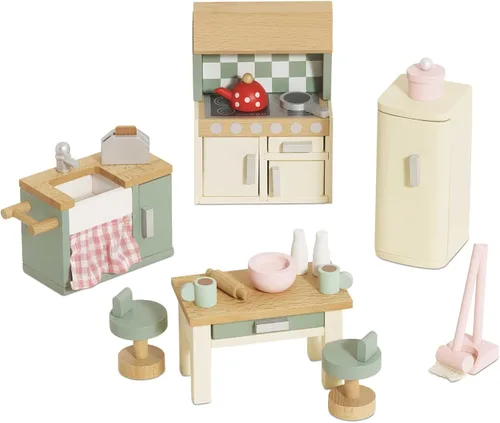 Vista 10 de Le Toy Van Dollhouse - Muebles para muñecas y Accesorios, Baño Sugar Plum
