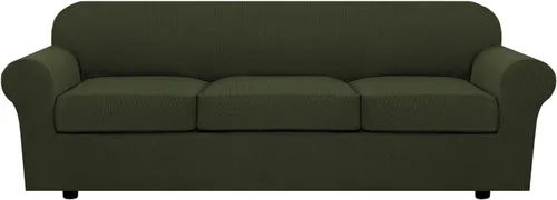 Vista 28 de H.VERSAILTEX Fundas de Sofá Elásticas para Cojines Fundas de Sofá para Muebles de Sala Fundas Protectoras