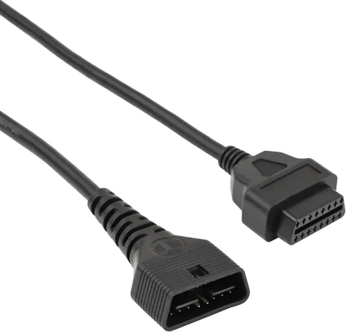 Vista 5 de iKKEGOL Cable cordón de extensión OBD2 OBD II macho a hembra completo de 16 pines, adaptador de herramienta de diagnóstico para auto coche vehículo