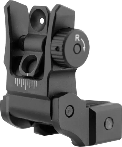 Vista 5 de UTG Super Slim Mira Frontal Abatible, Negro