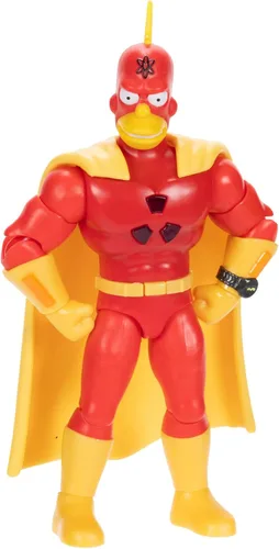 Vista 2 de The Simpsons Figura de Acción de Coleccionista Premium de Radioactive Man de 5 Pulgadas