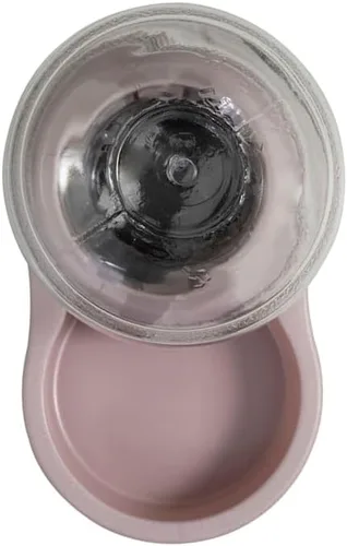 Vista 5 de Petmate Violet Replendish Gravity - Dispensador automático de agua para mascotas para gatos y perros, 0.5 galones