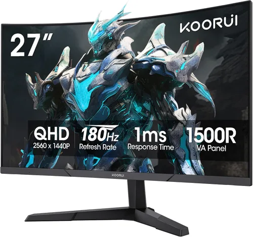 Vista 16 de KOORUI Monitor portátil de 15.6 pulgadas FHD 1080P IPS, segunda pantalla para viajes y oficina, monitor de juegos USB-C HDMI con soporte y altavoces