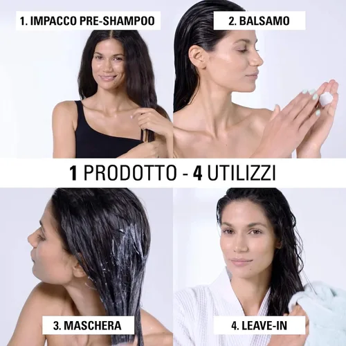 Vista 5 de Schwarzkopf Gliss 4 en 1 Máscara máscara con proteína y manteca de karité 13.5 fl oz