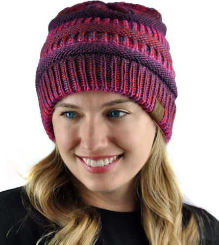 Vista 467 de C.C Trendy Warm Chunky Soft Stretch Cable Knit Beanie