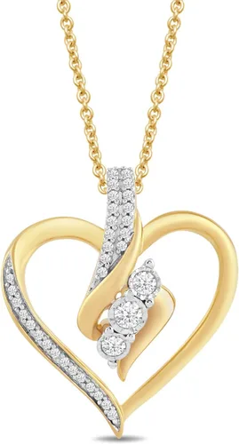 Vista 11 de Amazon Essentials Collar con colgante de diamantes de 3 piedras (1/4 cttw), 18 pulgadas (anteriormente colección Amazon)