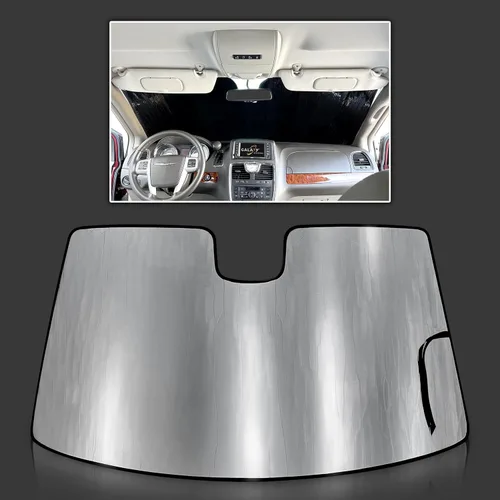 Vista 12 de Protector Solar a Medida para Ventanas Traseras Laterales de 2ª Fila (2 piezas) para 2008 2009 2010 2011 2012 2013 2014 2015 2016 2017 2018 Chrysler