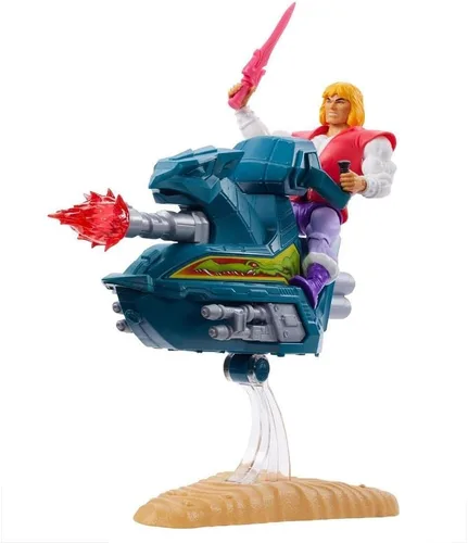 Vista 5 de Masters of the Universe Origins Battle Skysled Vehículo para MOTU Storytelling Play and Display, regalo para niños de 6 años en adelante