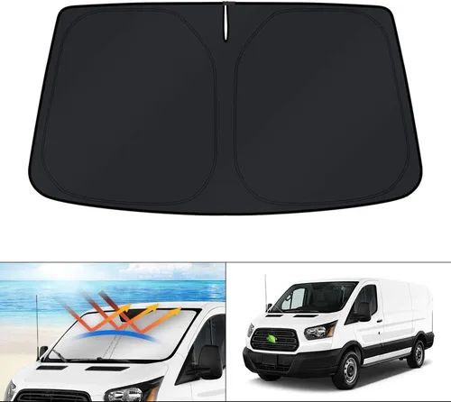 Vista 193 de KUST Parasol para parabrisas para BMW X1 F48 2016, 2017, 2018, 2019, 2020, 2021, 2022, accesorios de ajuste personalizado, parasol plegable