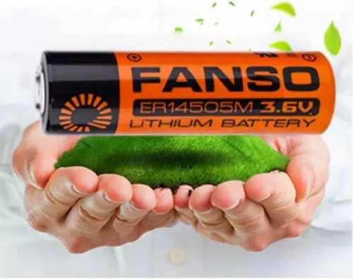 Vista 6 de Paquete de 6 baterías de litio FANSO ER14505M AA 3.6V 2200mAh ER14505 no recargables
