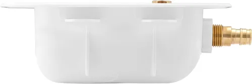 Vista 3 de Caja de salida para máquina de hielo con conexión PEX de pararrayos de martillo de agua, con válvula de cierre