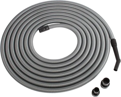 Vista 9 de Cen-Tec Systems Manguera de extensión de vacío prémium de 10 pies con 2 adaptadores de tanque y extremo curvado de 1.25 pulgadas, 120 pulgadas