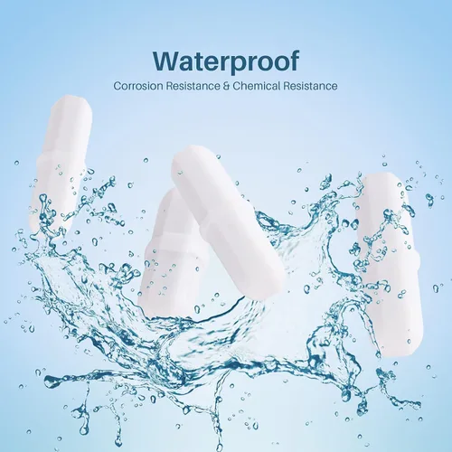 Vista 2 de SWANSOFT Agitador magnético pequeño de 10 piezas de 0.787 in/0.8 pulgadas, barra de agitación de PTFE