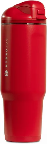 Vista 9 de HydroJug Ease2o - Botella de agua aislada de 24 onzas, tapa con popote y Duna
