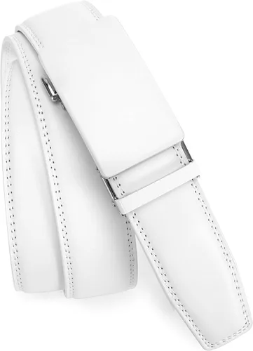 Vista 5 de CHAOREN Ratchet Belt for men - Mens Belts Leather 1 38" for Dress Pants - Micro Adjustable Belt Fit Everywhere