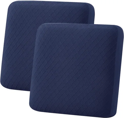 Vista 41 de hyha Fundas de cojín para sofá al aire libre, fundas lavables para sofá seccional, jaspe de diamante, funda elástica para cojín de asiento de sofá