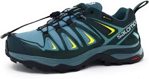 Vista 10 de Salomon Zapatos de senderismo X Ultra 3 para mujer Grey Red Magnet Grey Mineral Red