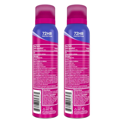 Vista 9 de Lume Sweat Control - Desodorante en aerosol, paquete de 2 (polvo suave)
