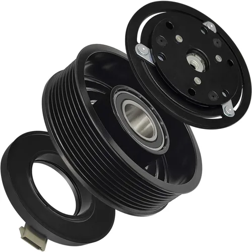 Vista 3 de Saihisday Kit de ensamblaje de embrague del compresor de CA Reemplazo de la bobina del compresor de CA para F-250 para F-350 para F-450 para F-550