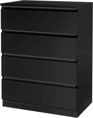 Vista 25 de Vibe & Dine Cómoda Doble de 8 Cajones, Cómoda Moderna con Almacenamiento Amplio para Closet, Dormitorio, Sala de Estar, Negro