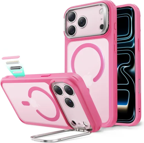 Vista 11 de ESR Funda para iPhone 13 Pro, compatible con MagSafe, protección de grado militar a prueba de golpes, soporte de anillo de cámara integrado, funda