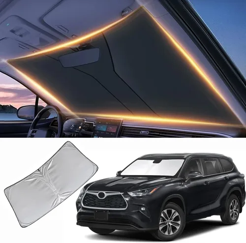 Vista 20 de Parasol para parabrisas delantero, protector de visera, accesorios para automóvil
