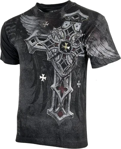Vista 4 de Xtreme Couture by Affliction Camiseta para hombre Battledome