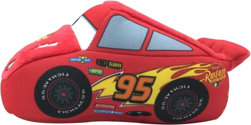 Vista 2 de Disney Pantuflas de felpa para niños Lightning McQueen Cars