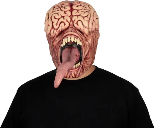 Vista 2 de Máscara de Halloween de terror Resident Evil Liker para adultos