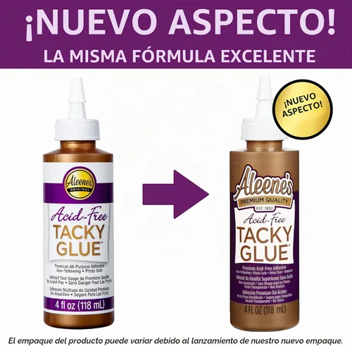 Vista 9 de Aleene's DC26425 Pegamento pegajoso sin ácidos, 4 oz.