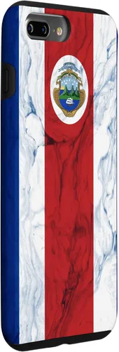 Vista 30 de Bandera de Costa Rica y fondo elegante - Funda del orgullo costarricense para iPhone 17