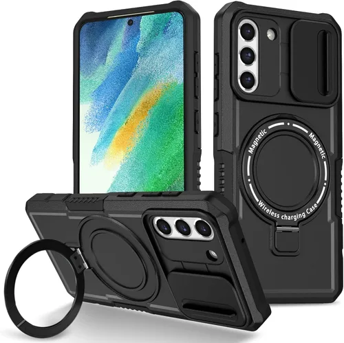 Vista 65 de Funda magnética para Samsung Galaxy Note 20 Ultra, soporte para teléfono, funda protectora mate a prueba de golpes, funda protectora para teléfono