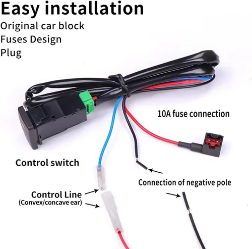 Vista 6 de Lámpara de luz LED de luz central de espacio de luz para Toyota Land Cruiser Prado 150 LC150 2023-2014 2015 2016 2017 Modificación Accesorios