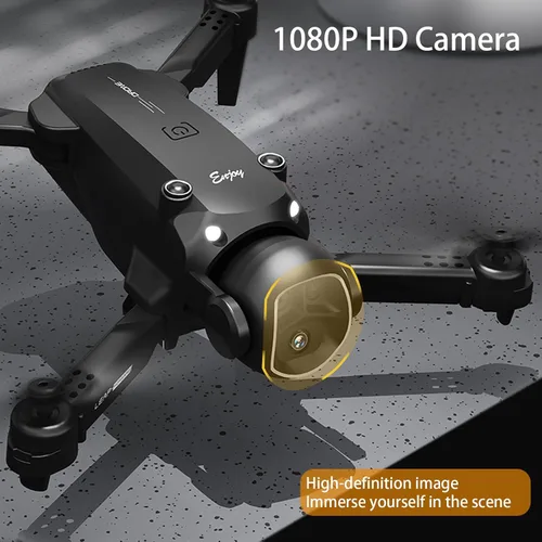 Vista 2 de Dron Lawfig con cámara para adultos principiantes, cuadricóptero plegable RC FPV juguetes, juguetes helicóptero, dron cámara HD 1080P, mantenimiento
