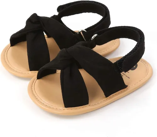 Vista 75 de Sandalias de verano para bebés, niñas y niños, unisex, antideslizantes, suela suave, transpirable, para primeros pasos, zapatos de playa al aire