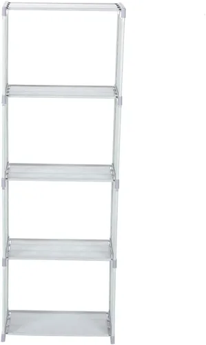 Vista 4 de JUOPZKENN Estanterías, estantería abierta, organizador de almacenamiento, estante de plástico para libros, estantería portátil vertical